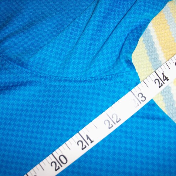 Greg Norman Play Dry Blue Checked Polo Size Large, EUC - Picture 7 of 8